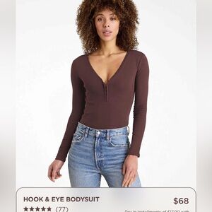 Nuuds hook & eye bodysuit